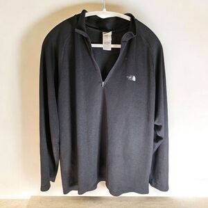 The North Face Charcoal Gray Half-Zip Pullover
